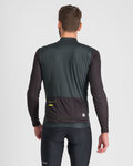 SPORTFUL Langarm Fahrradtrikot für den Winter - CHECKMATE THERMAL - Schwarz/Grün