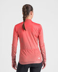 SPORTFUL Langarm Fahrradtrikot für den Winter - ROCKET THERMAL - Rosa