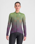 SPORTFUL Langarm Fahrradtrikot für den Winter - ROCKET THERMAL - Grün