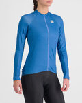 SPORTFUL Langarm Fahrradtrikot für den Winter - MATCHY THERMAL - Blau