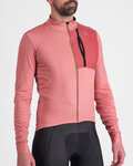 SPORTFUL Langarm Fahrradtrikot für den Winter - SUPERGIARA THERMAL - Rosa