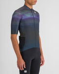 SPORTFUL Kurzarm Fahrradtrikot - FLOW SUPERGIARA - Grau/Blau
