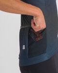SPORTFUL Kurzarm Fahrradtrikot - FLOW SUPERGIARA - Grau/Blau