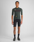 SPORTFUL Kurzarm Fahrradtrikot - BREAKOUT SUPERGIARA - Grün/Schwarz