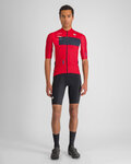 SPORTFUL Kurzarm Fahrradtrikot - BREAKOUT SUPERGIARA - Rot/Schwarz