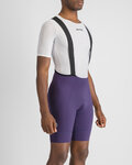 SPORTFUL Kurze Fahrradhose mit Trägern - SRK - Lila