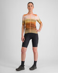 SPORTFUL Kurzarm Fahrradtrikot - FLOW SUPERGIARA - Braun/Beige