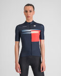 SPORTFUL Kurzarm Fahrradtrikot - GRUPPETTO - Blau/Rot