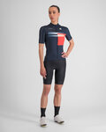 SPORTFUL Kurzarm Fahrradtrikot - GRUPPETTO - Blau/Rot