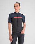 SPORTFUL Kurzarm Fahrradtrikot - PISTA - Blau/Schwarz