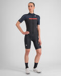 SPORTFUL Kurzarm Fahrradtrikot - PISTA - Blau/Schwarz