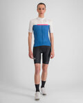 SPORTFUL Kurzarm Fahrradtrikot - PISTA - Weiß/Blau