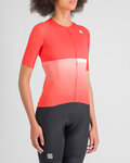 SPORTFUL Kurzarm Fahrradtrikot - BOMBER - Rot/Weiß