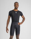 SPORTFUL Kurze Fahrradhose mit Trägern - FIANDRE - Schwarz