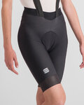 SPORTFUL Kurze Fahrradhose mit Trägern - FIANDRE W - Schwarz
