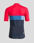 SPORTFUL Kurzarm Fahrradtrikot - SNAP KID - Cyclamen/Blau