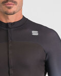 SPORTFUL Langarm Fahrradtrikot für den Winter - BODYFIT PRO THERMAL - Schwarz