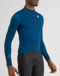 SPORTFUL Langarm Fahrradtrikot für den Winter - SRK THERMAL - Blau