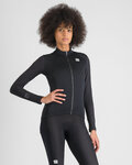SPORTFUL Langarm Fahrradtrikot für den Winter - SRK THERMAL - Schwarz