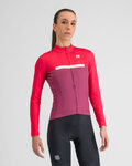SPORTFUL Langarm Fahrradtrikot für den Winter - PISTA THERMAL W - Rosa
