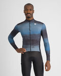 SPORTFUL Langarm Fahrradtrikot für den Winter - FLOW SUPERGIARA THERMAL - Blau