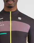 SPORTFUL Langarm Fahrradtrikot für den Winter - BREAKOUT SUPERGIARA THERMAL - Schwarz/Grün