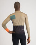 SPORTFUL Langarm Fahrradtrikot für den Winter - BREAKOUT SUPERGIARA THERMAL - Grün/Blau/Orange