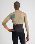 SPORTFUL Langarm Fahrradtrikot für den Winter - BREAKOUT SUPERGIARA THERMAL - Grün/Blau/Orange