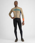 SPORTFUL Langarm Fahrradtrikot für den Winter - BREAKOUT SUPERGIARA THERMAL - Grün/Blau/Orange