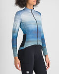 SPORTFUL Langarm Fahrradtrikot für den Winter - FLOW SUPERGIARA THERMAL W - Blau