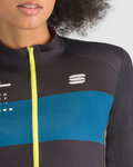SPORTFUL Langarm Fahrradtrikot für den Winter - BREAKOUT SUPERGIARA THERMAL W - Schwarz/Blau