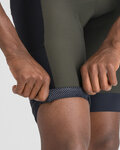 SPORTFUL Kurze Fahrradhose mit Trägern - SUPERGIARA 2 - Grün/Schwarz