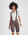 SPORTFUL Kurze Fahrradhose mit Trägern - SUPERGIARA 2 W - Lila