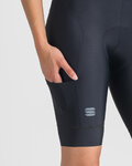 SPORTFUL Kurze Fahrradhose mit Trägern - GIARA 2 W - Schwarz