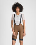 SPORTFUL Kurze Fahrradhose mit Trägern - GIARA 2 W - Braun