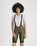 SPORTFUL Kurze Fahrradhose mit Trägern - GIARA 2 W - Grün