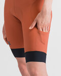 SPORTFUL Kurze Fahrradhose mit Trägern - GIARA 2 - Orange