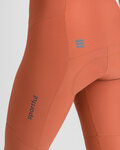 SPORTFUL Kurze Fahrradhose mit Trägern - PULSE - Orange