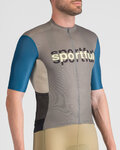 SPORTFUL Kurzarm Fahrradtrikot - SUPERGIARA LOGO - Blau/Grau