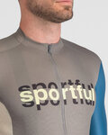 SPORTFUL Kurzarm Fahrradtrikot - SUPERGIARA LOGO - Blau/Grau