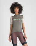 SPORTFUL Kurzarm Fahrradtrikot - SUPERGIARA LOGO W - Grau/Rosa