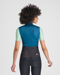 SPORTFUL Kurzarm Fahrradtrikot - SUPERGIARA LOGO W - Blau/Grün