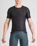SPORTFUL Kurzarm Fahrrad-Shirt - WINTER LAYER - Schwarz