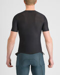 SPORTFUL Kurzarm Fahrrad-Shirt - WINTER LAYER - Schwarz