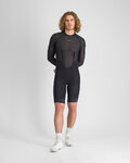 SPORTFUL Langarm Fahrrad-Shirt - WINTER LAYER - Schwarz