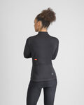 SPORTFUL Langarm Fahrradtrikot für den Winter - CLASSIC THERMAL - Schwarz