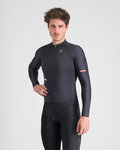 SPORTFUL Langarm Fahrradtrikot für den Winter - SUPERNOVA THERMAL - Schwarz