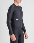 SPORTFUL Langarm Fahrradtrikot für den Winter - SUPERNOVA THERMAL - Schwarz