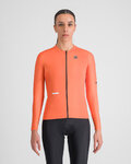 SPORTFUL Langarm Fahrradtrikot für den Winter - SUPERNOVA THERMAL W - Orange