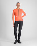 SPORTFUL Langarm Fahrradtrikot für den Winter - SUPERNOVA THERMAL W - Orange
